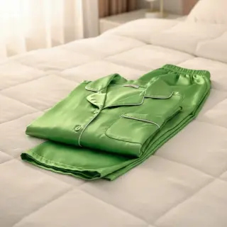 Satin green