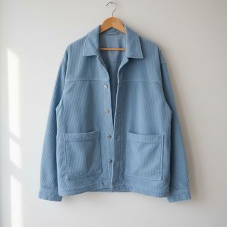 Corduroy 6W WASHED STRETCH light blue