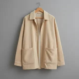 Corduroy 6W WASHED STRETCH butter