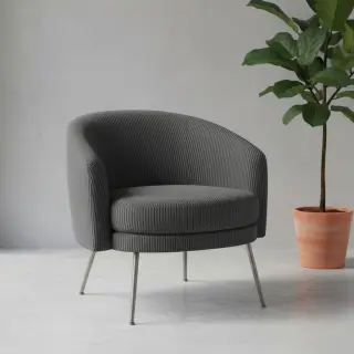 Corduroy HUGGY anthracite