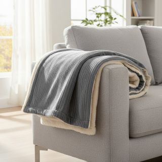 Corduroy Cofur fleece grey