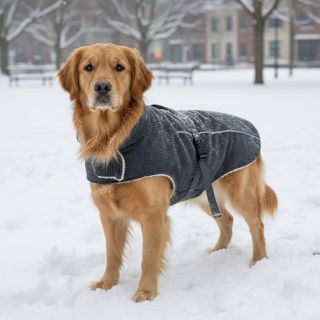 Corduroy Cofur fleece black