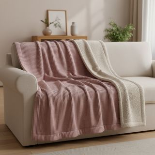 Corduroy Cofur fleece rose