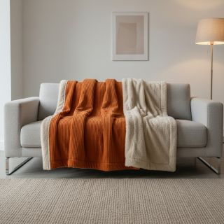 Corduroy Cofur fleece brick