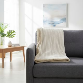 Corduroy Cofur fleece off white