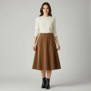 Fine corduroy camel