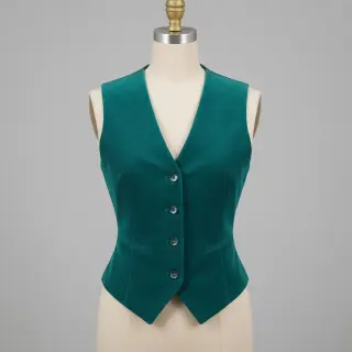 Fine corduroy petrol