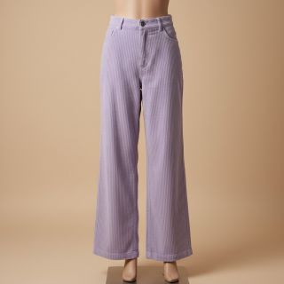 Corduroy 6W WASHED STRETCH lilac