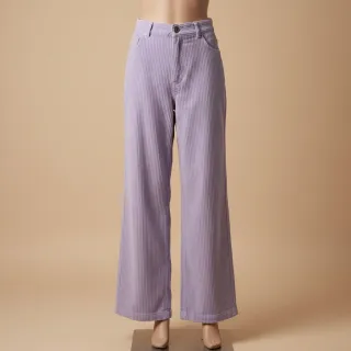 Corduroy 6W WASHED STRETCH lilac