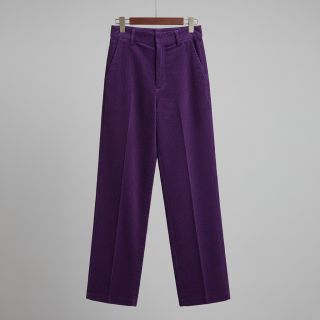 Corduroy 6W WASHED STRETCH purple