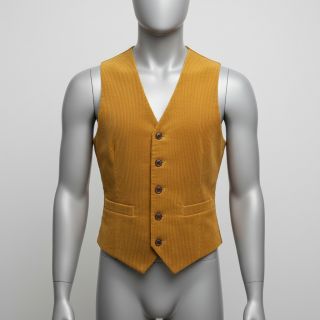 Corduroy 6W WASHED STRETCH ochre