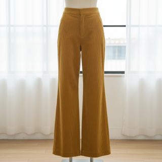 Corduroy 6W WASHED STRETCH ochre