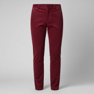 Corduroy 6W WASHED STRETCH dark red