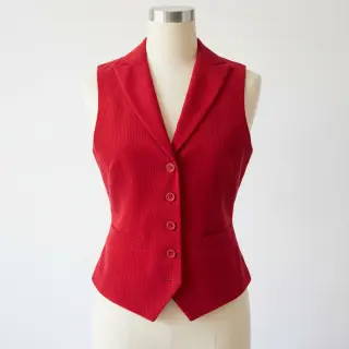 Corduroy 6W WASHED STRETCH red
