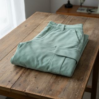 Corduroy 6W WASHED STRETCH mint