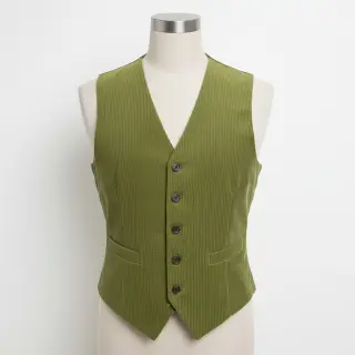 Corduroy 6W WASHED STRETCH green