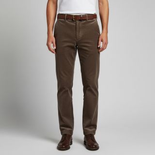 Corduroy 6W WASHED STRETCH dark brown