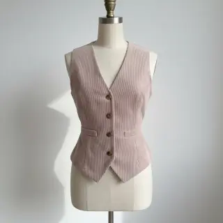 Corduroy 6W WASHED STRETCH old pink