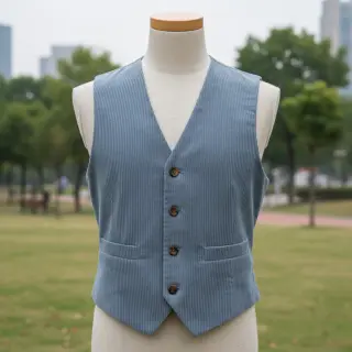Corduroy 6W COTTON TOUCH light blue