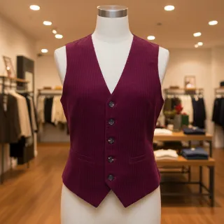 Corduroy 6W COTTON TOUCH bordeaux