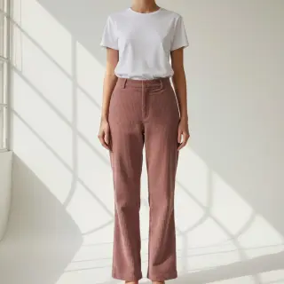 Corduroy 6W COTTON TOUCH dark rose