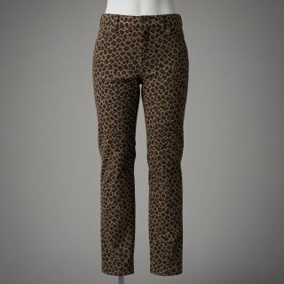 Corduroy STRETCH Little Leopard taupe
