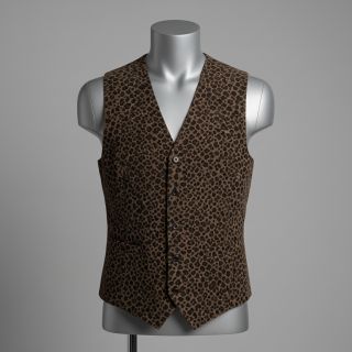 Corduroy STRETCH Little Leopard taupe