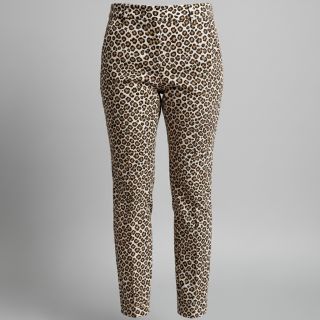 Corduroy STRETCH Little Leopard light sand