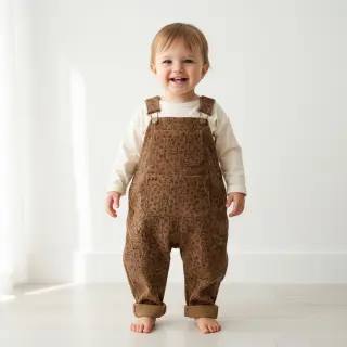 Corduroy STRETCH Little deer taupe