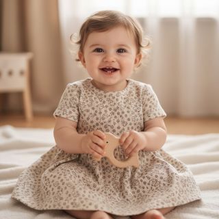 Corduroy STRETCH Little sheep light sand