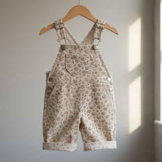 Corduroy STRETCH Little hedgehog light sand