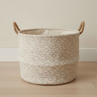 Corduroy STRETCH Little clouds light sand