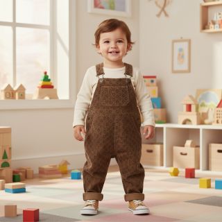 Corduroy STRETCH Little love taupe