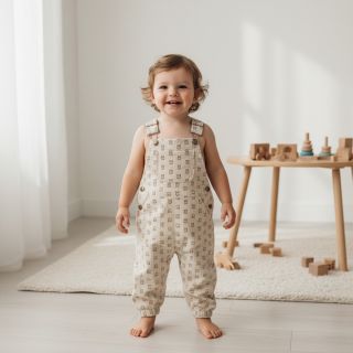 Corduroy STRETCH Little bunny light sand