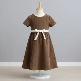 Corduroy STRETCH Little bunny taupe