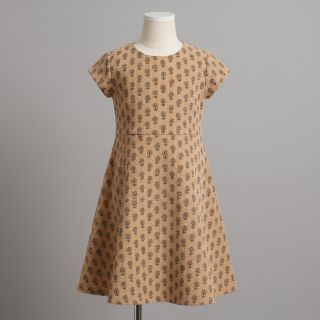 Corduroy STRETCH Little flower sand