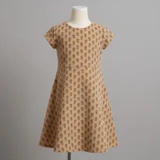 Corduroy STRETCH Little flower sand