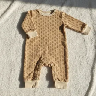 Corduroy STRETCH Little flower sand