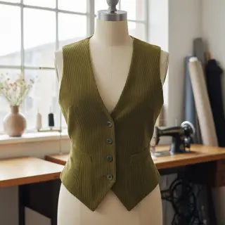 Corduroy olive