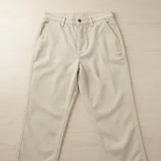 Corduroy STRIPE ecru