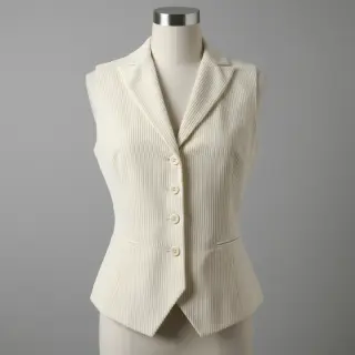 Corduroy STRIPE ecru