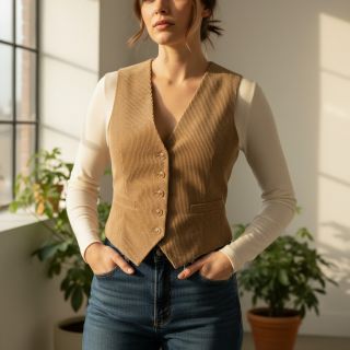 Corduroy STRIPE beige