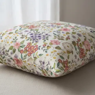 Decoration fabric Linenlook Flowers meadow digital print