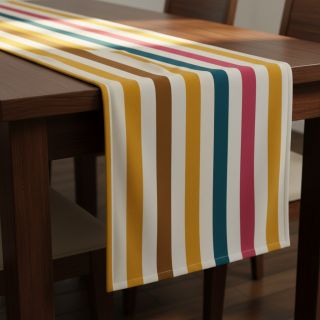 Decoration fabric Stripes multicolour design B