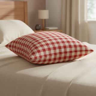 Decoration fabric Celestin LUREX rouge