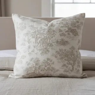 Decoration fabric MACASSAR alover lin