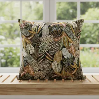 Decoration fabric jacquard Egypte noir