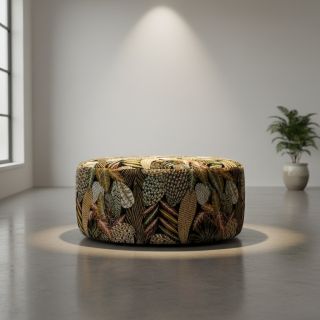 Decoration fabric jacquard Egypte noir