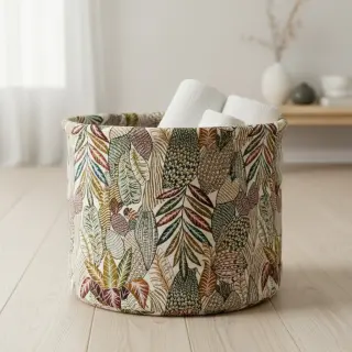 Decoration fabric jacquard Egypte blanc