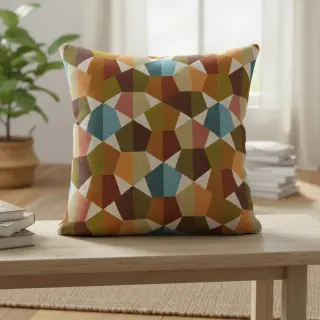 Decoration fabric jacquard Mustang multi
